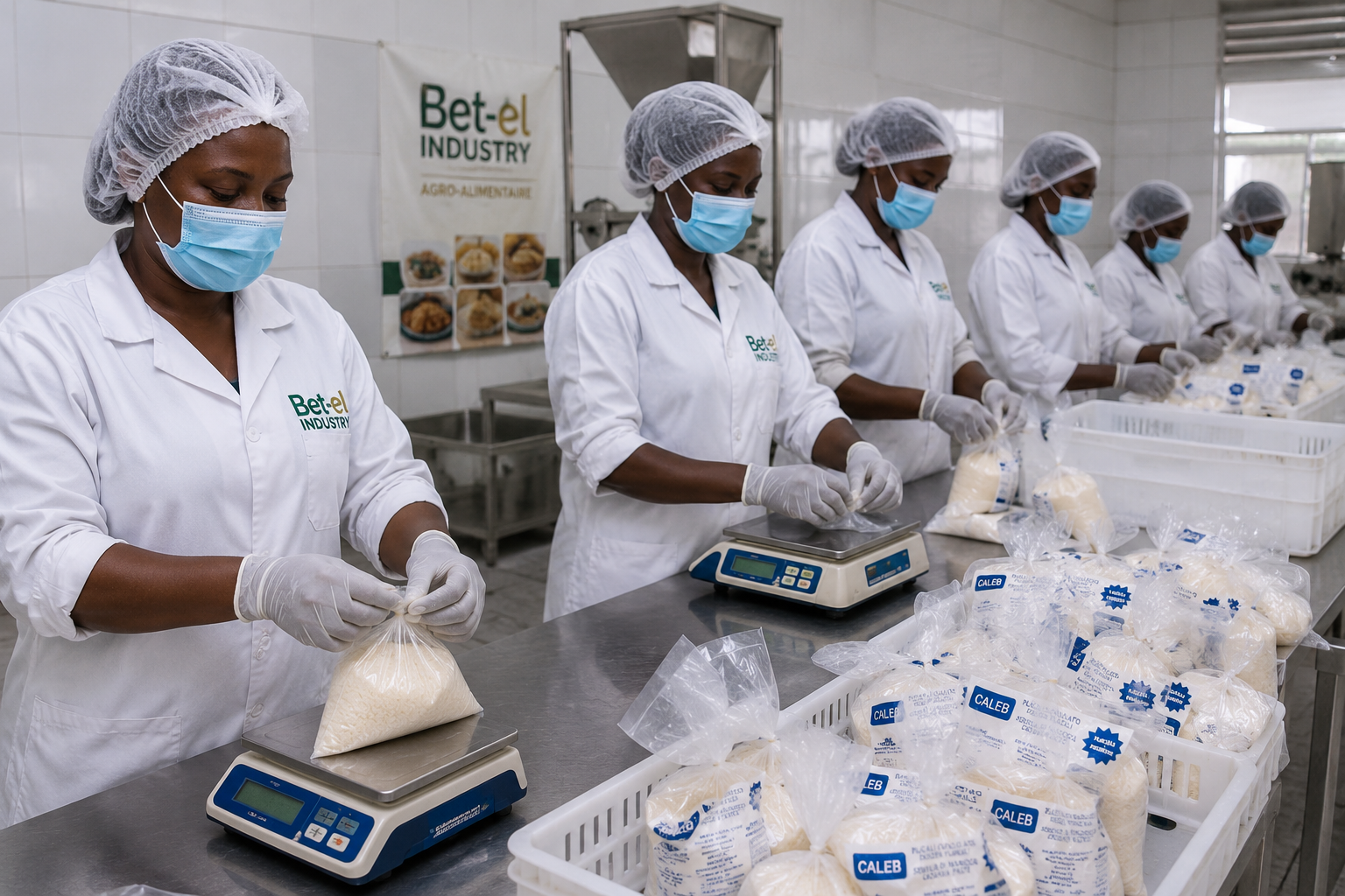 Food manufacturing line at BET-EL INDUSTRY